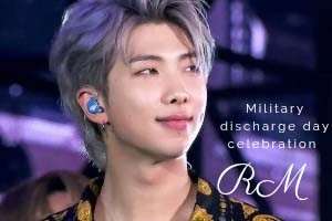 BTS RM RM military discharge day celebration