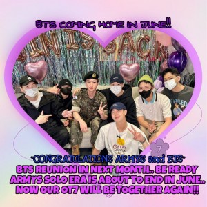 BTS REUNION IN NEXT MONTH!! 