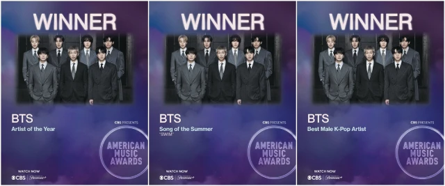 BTS GANARON EN LOS AMA