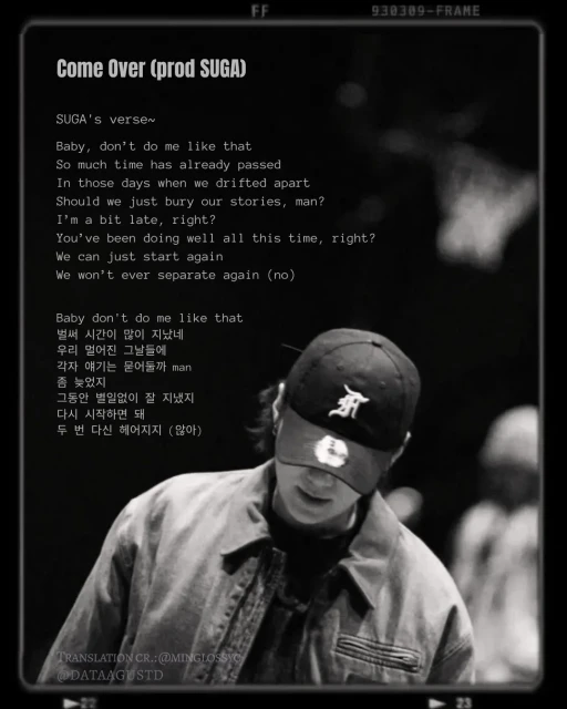 Come over Canción para Army