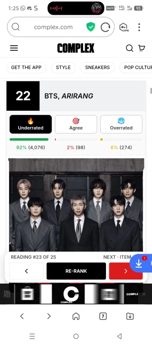 BTS votaciones