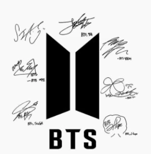 Logo BTS y sus firmas