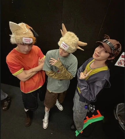 Tan bellos con sus gorros