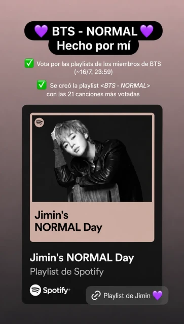 Votación en Spotify