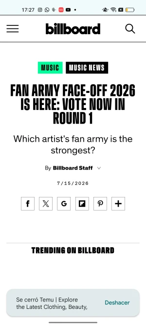 VOTE NOW ROUND 1