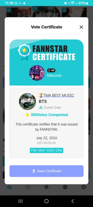 💜 VOTAR POR BTS TMA 💜