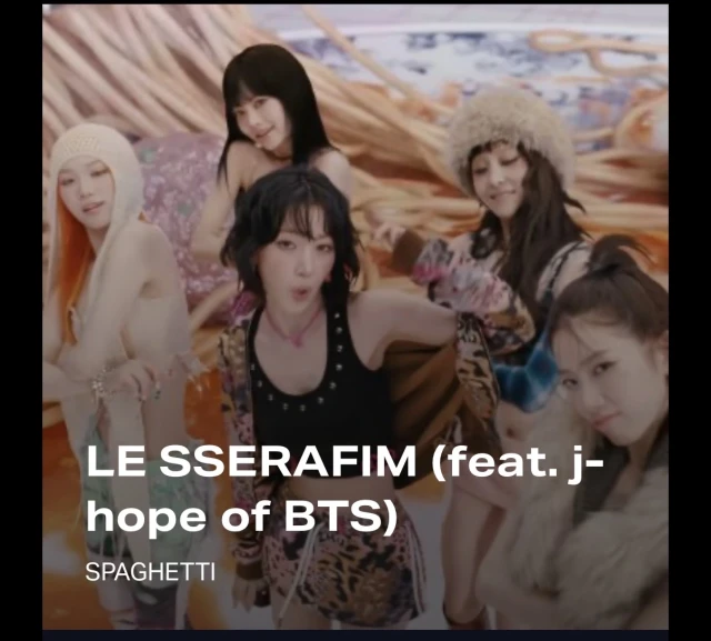 2026 VMA Nominations
<br>
<br>Song of the Year:
<br>BTS — “SWIM”
<br>
<br>Best K-Pop:
<br>BTS — “SWIM”
<br>LE SSERAFIM fe