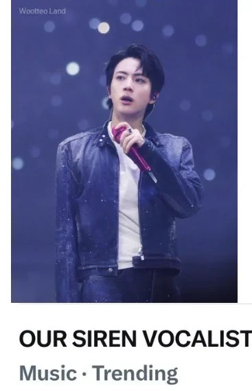 JIN🐹OUR SIREN VOCALIST🇺🇸🗳️