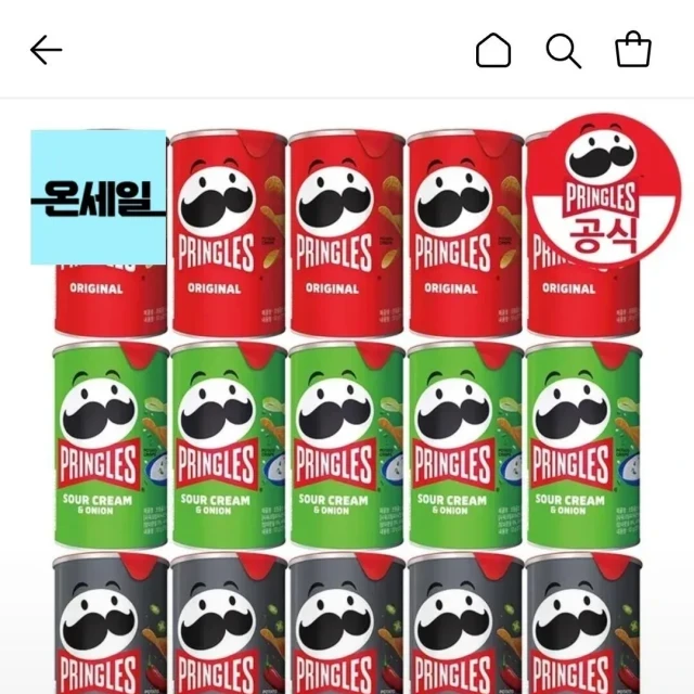롯데온 프링글스 미니 53g x 15개... (13,910 원)