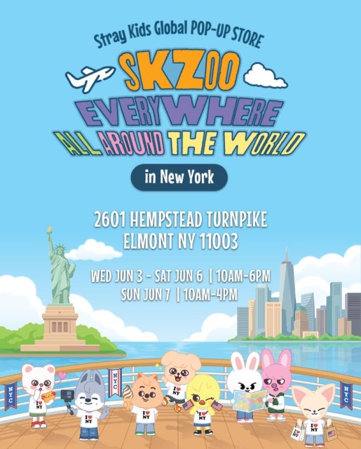 Stray Kids Brings Official Pop-Up Store to New York: Taking Over the Globe with 'SKZOO'