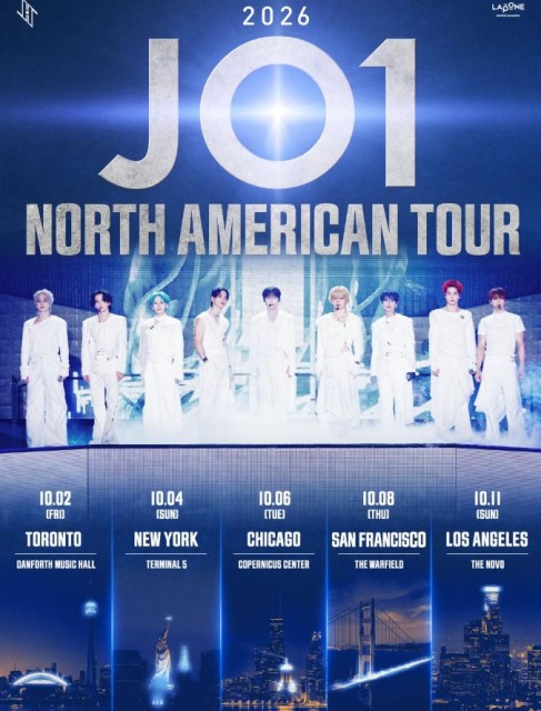 JO1 Announces 2026 North American Tour, Revealing Detailed Schedules for 5 Cities