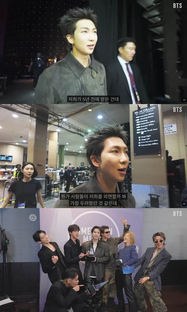 BTSのRM、空白期の恐怖を告白「忘れられるのが怖かった…感無量で光栄」