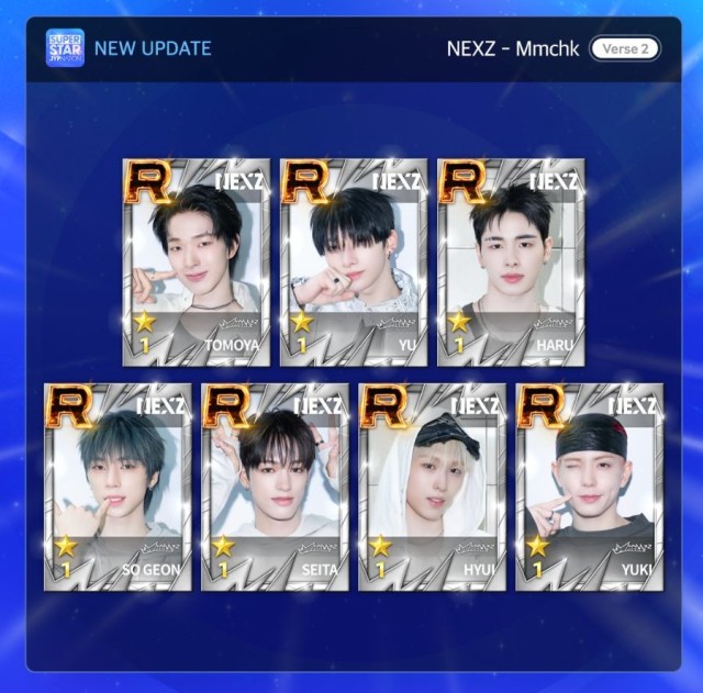 SUPERSTAR JYPNATION Launches New Theme Update for NEXZ's 'Mmchk'… Dazzling Visual Cards Revealed