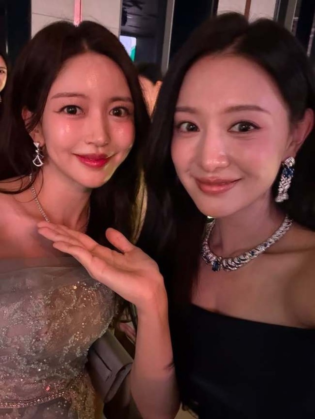 박현선, 만삭에도 하이 주얼리 행사 참석...변우석·김지원·장원영과 인증샷