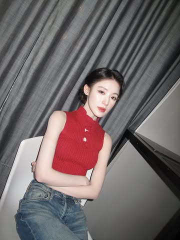 Shuhua exudes elegance with a floral outfit and pearl necklace... reveals a luxurious photo shoot