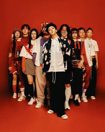 G-Dragon challenges street fashion in collaboration with Nike and the Football Association