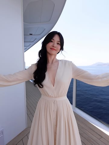 Song Hye-kyo shows off pure goddess beauty on a cruise... praised as a 