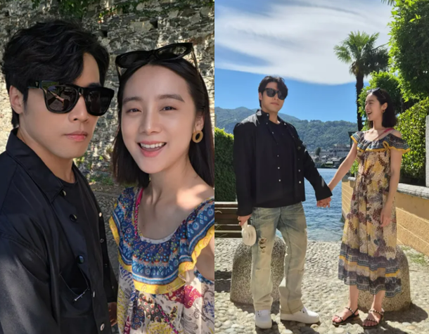 慧林♥申民哲,意大利旅行照片公开...