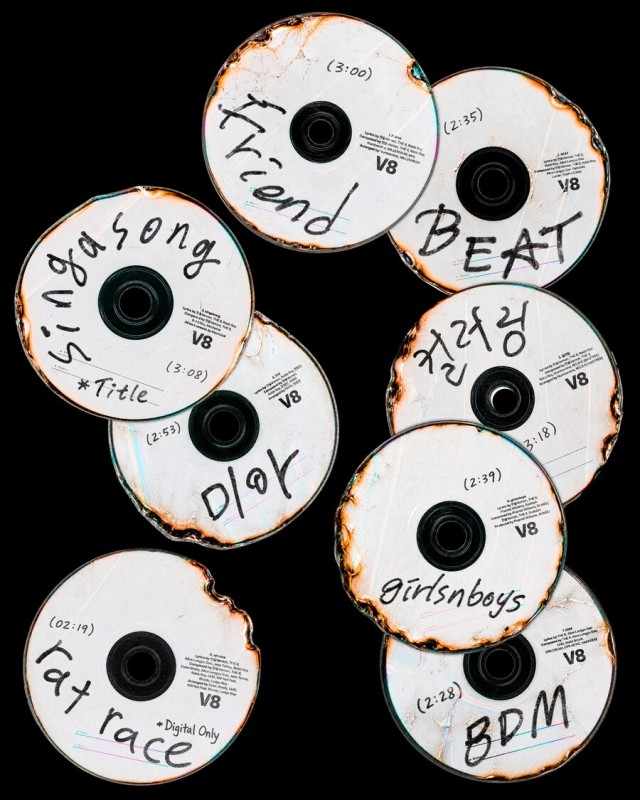 Seventeen 单元 V8,迷你1辑曲目公开...收录包括主打歌 'singasong' 在内的8首歌曲