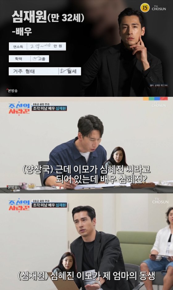 『朝鮮の愛妻家』シム・ヘジンの甥シム・ジェウォン、年収2億の俳優として支援登場