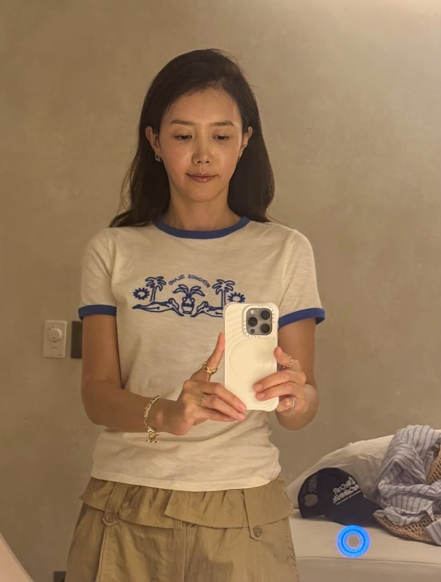 チェ・ジョンアン、猛暑の中での健康管理近況を公開「早朝の散歩・点滴を欠かさず」