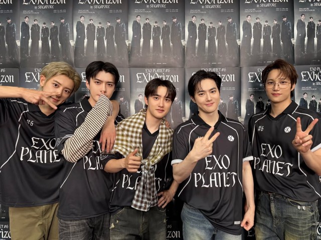 EXO、シンガポールツアー初日盛況...