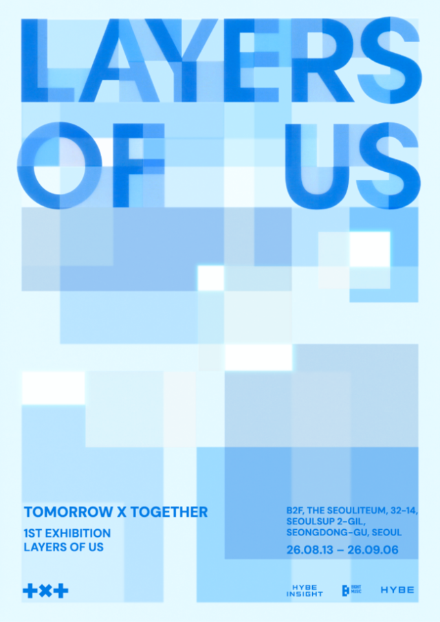 Tomorrow X Together (TXT) holds 7th anniversary exhibition... 'LAYERS OF US' opens on August 13