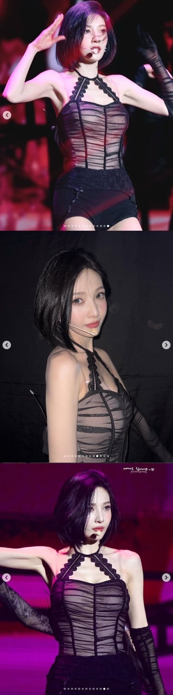 Joy, 'Fancon Visual'... Black See-Through + Dreamy Charm for a Unique Appeal