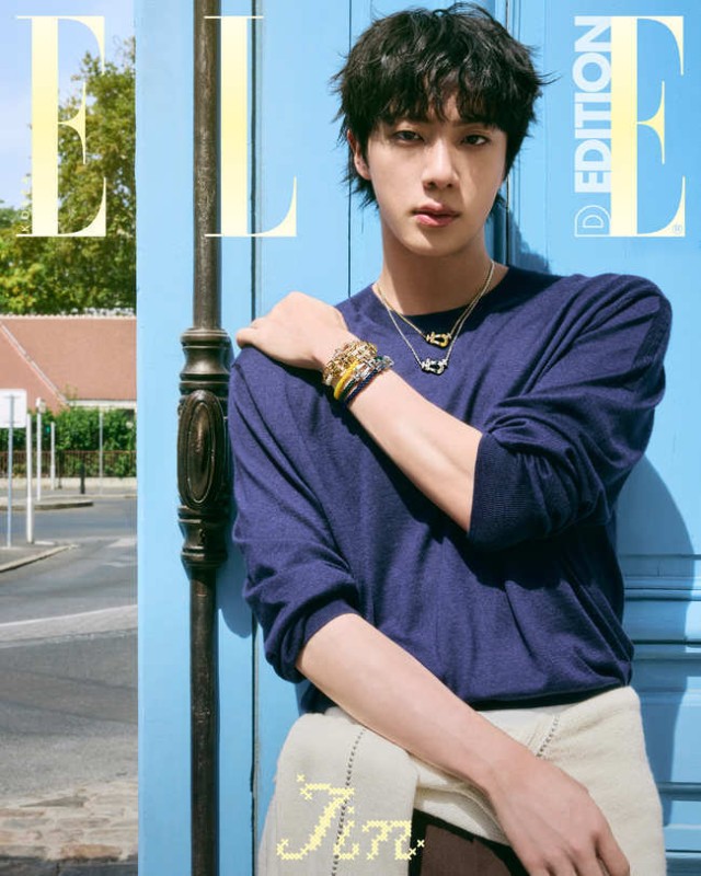 BTS 金硕珍,ELLE 'The Edition' 画报公开...在巴黎城墙与Fred合作