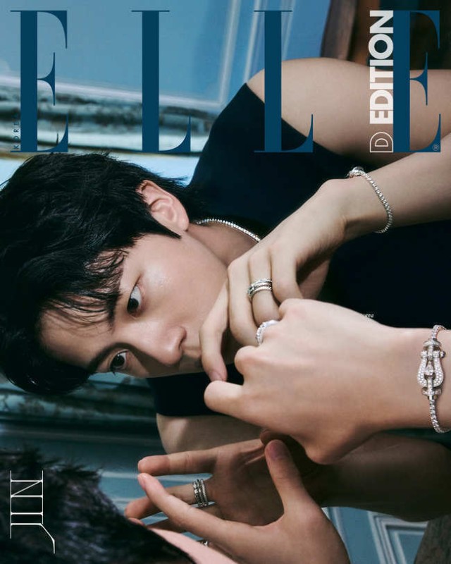 BTS JIN、エル「ディ エディション」グラビア公開...パリの城壁でフレッドとコラボ