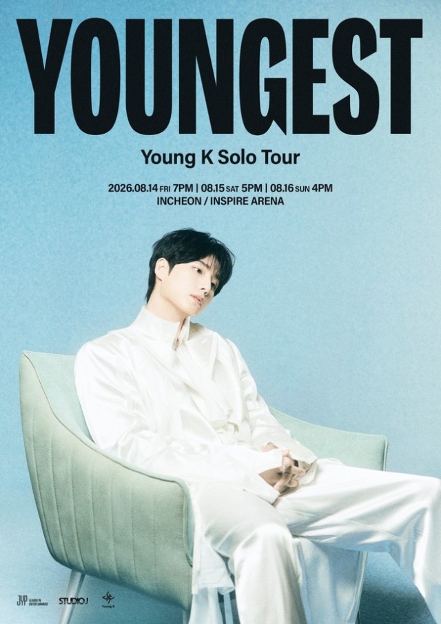 Young K,8月在仁川Arena三场全席售罄...'YOUNGEST'巡演全球扩展