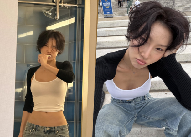 Hwasa reveals street fashion on SNS... completes World Tour performances in New York and Chicago