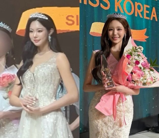 Woo Seo-yoon, eldest daughter of Woo Ji-won, crowned Miss Korea... 191cm fine arts major draws renewed attention