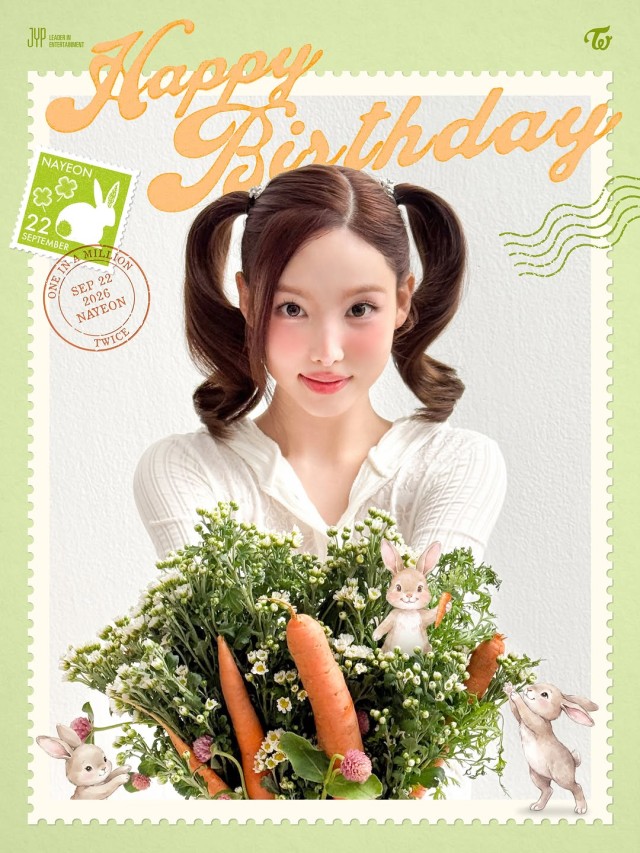 TWICE ナヨン、誕生日に明るい笑顔...ツインテールでかわいさ爆発