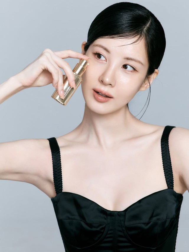Seohyun shows off her luxury beauty in a black dress... Dolce & Gabbana photo shoot revealed