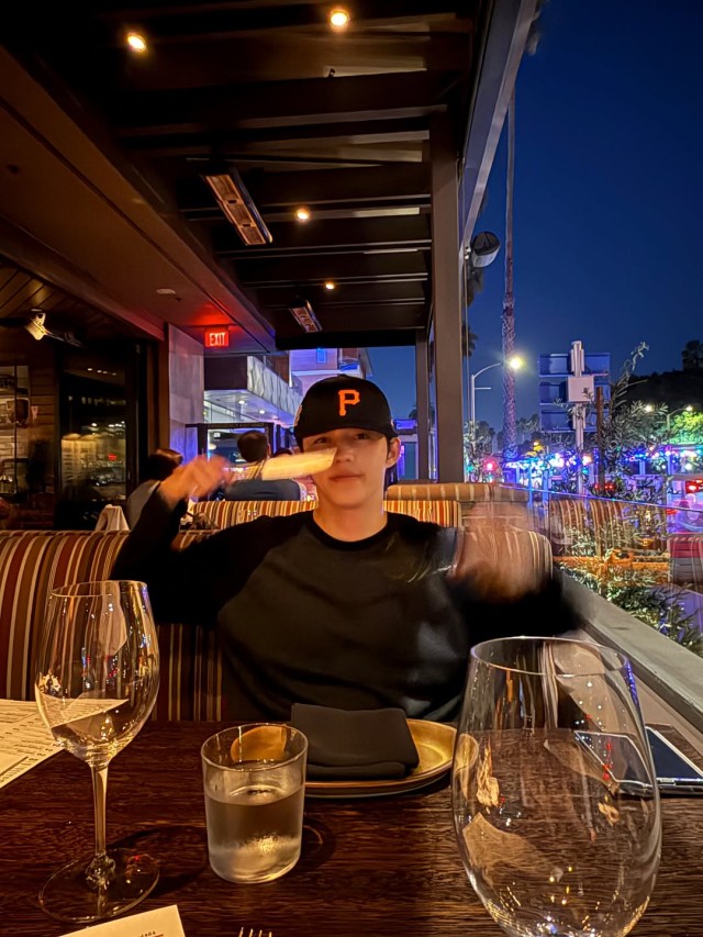 S.COUPS reveals a selfie under soft lighting... a relaxed smile