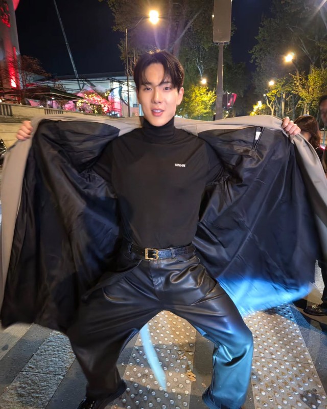 몬스타엑스 셔누, 파리 K패션 무대서 존재감 발산