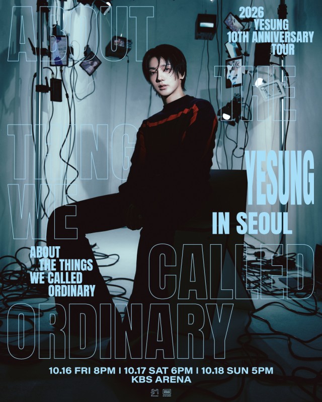 Yesung's 10th Anniversary Solo Debut Concert to be Held at KBS Arena from the 16th to the 18th