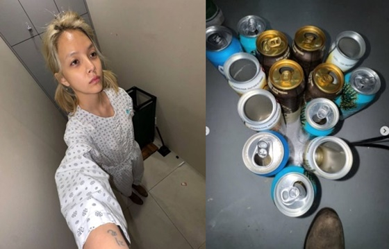 Former AOA member Jimin shares recent update in hospital gown... nerve block procedure and treatment for back pain