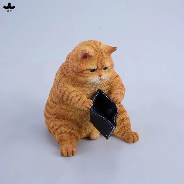 텅장 고양이 피규어