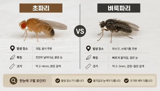 여름철 초파리에 대한 오해